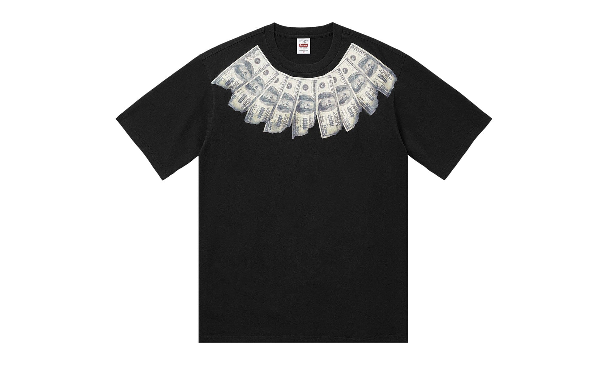 supreme-x-mm6-maison-margiela-money-short-sleeve-top-black-754117 Supreme x MM6 Maison Margiela Money Short-Sleeve Top Black authentique