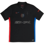 Travis Scott x FC Barcelona 2024/25 Match Away Cactus Jack Jersey Black authentique