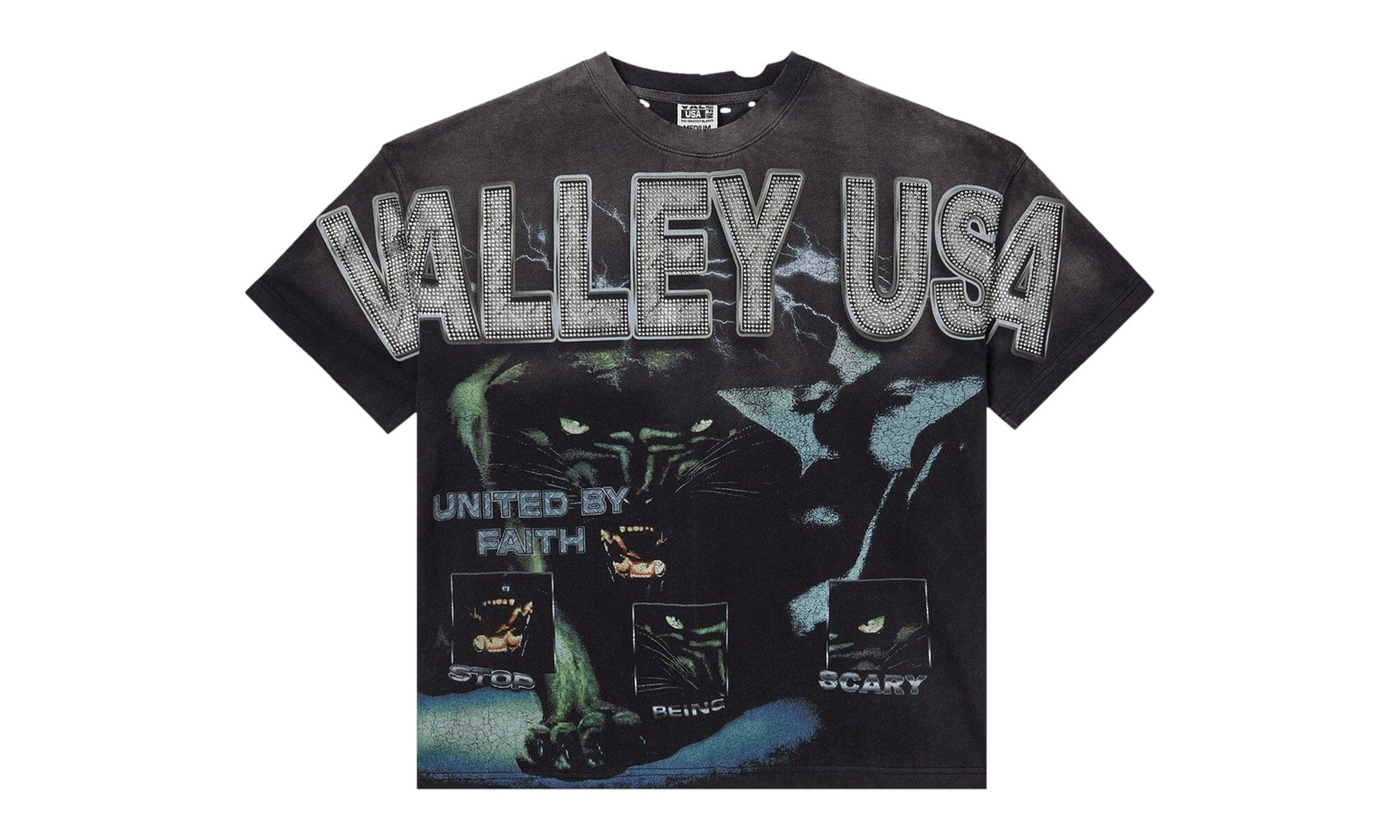 vale-forever-faith-bling-tee-black-641991 Vale Forever Faith Bling Tee Black authentique