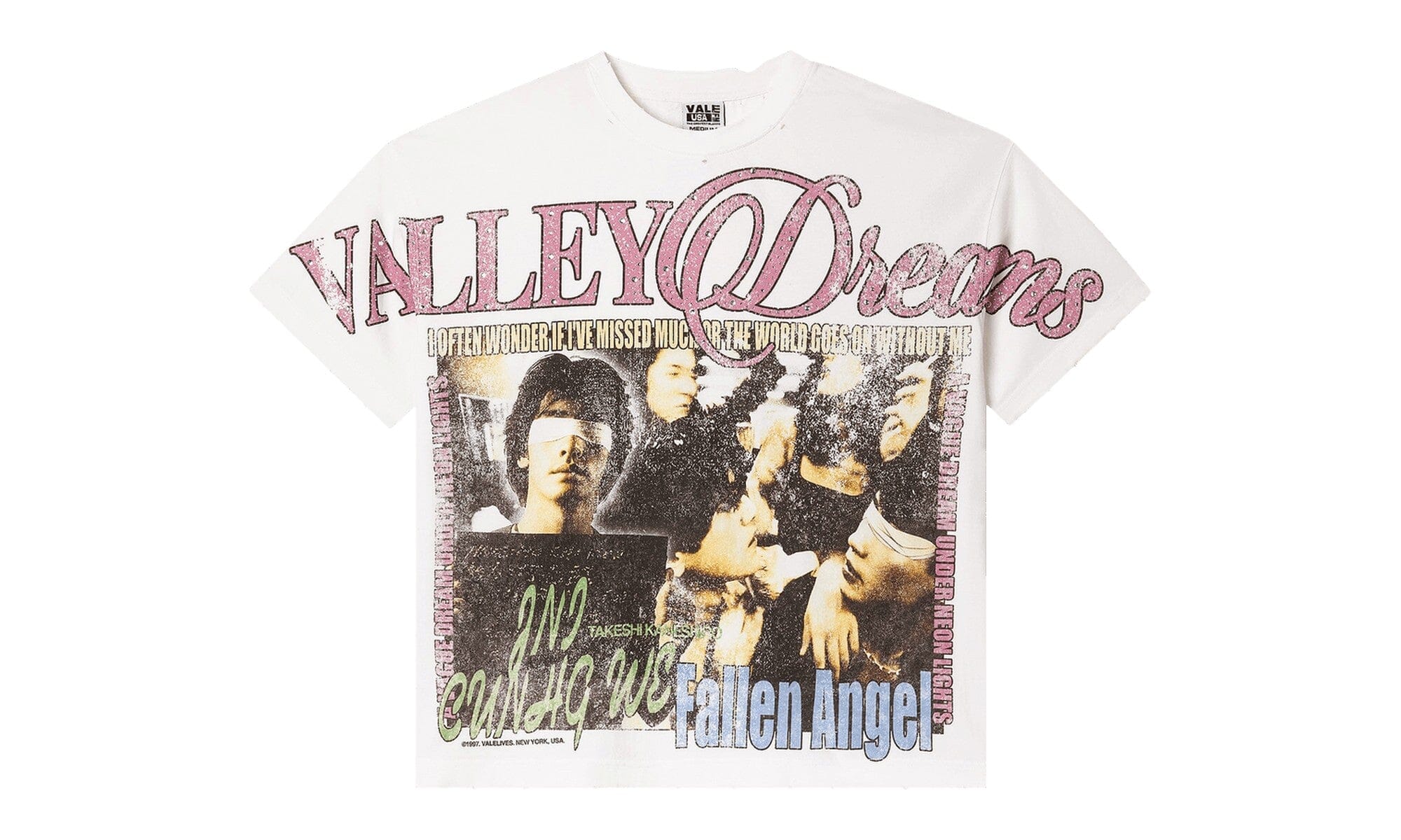 vale-forever-fallen-bling-tee-white-906388 Vale Forever Fallen Bling Tee White authentique