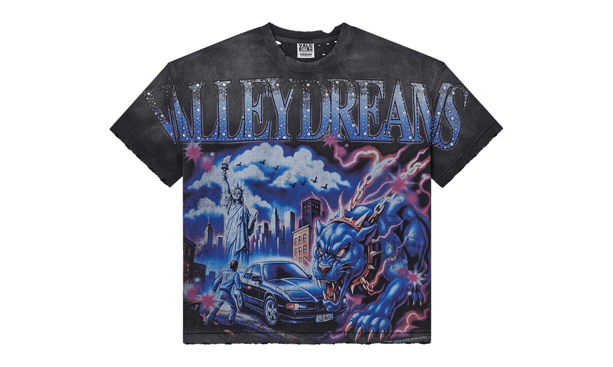 vale-forever-monster-big-tee-black-850655 Vale Forever Monster Big Tee Black authentique